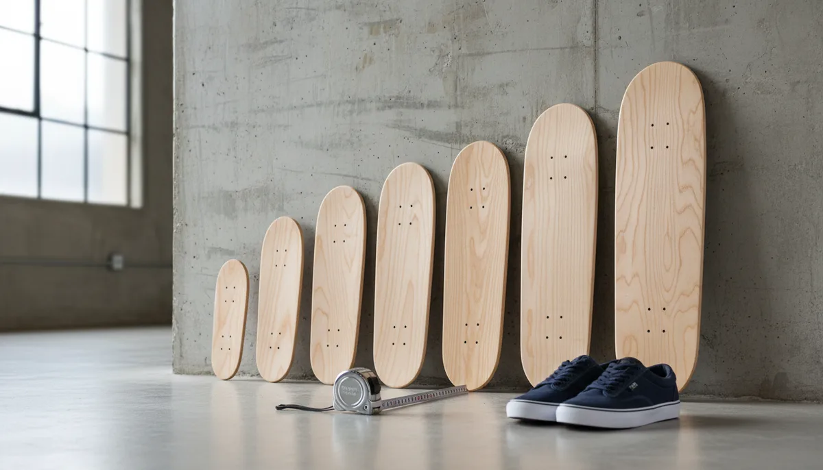 Comment choisir la taille de son skate : guide par pointure